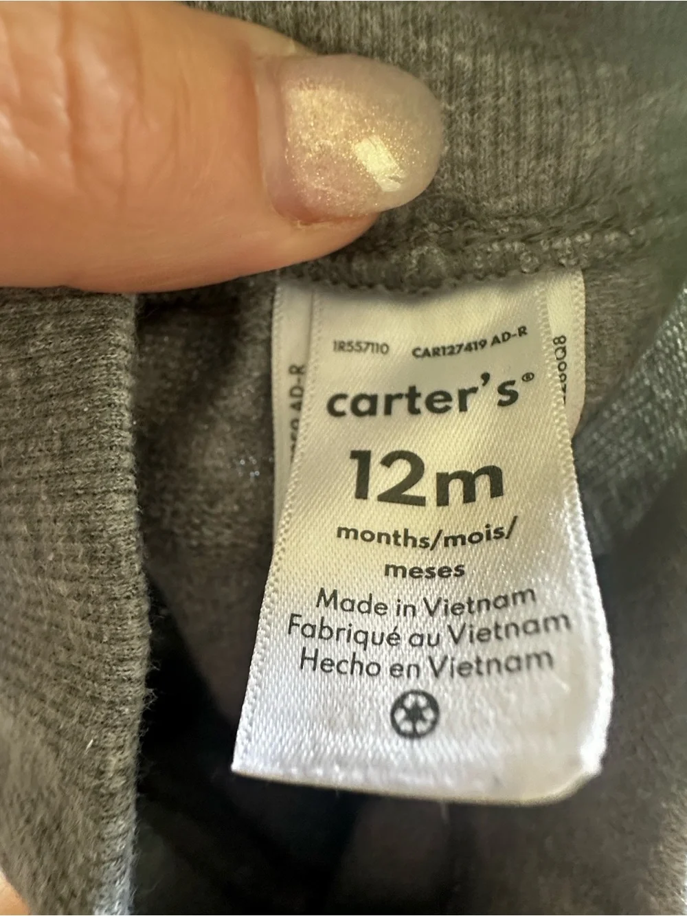 Carters cozy heather